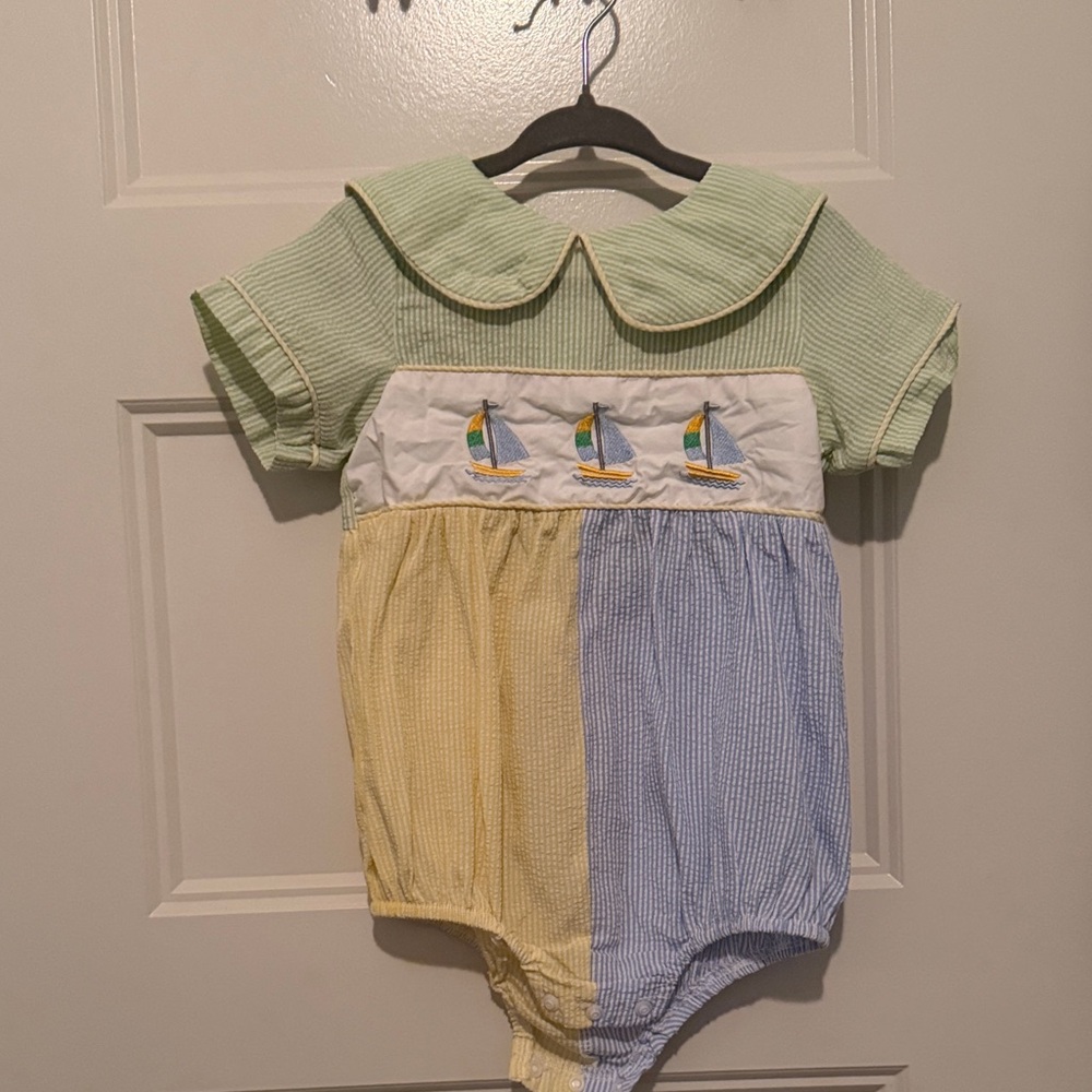 Sailboat boutique Romper
